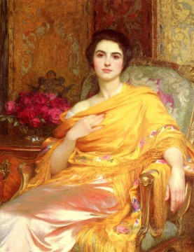 Portrait Of Elsa Victorian painter Frank Bernard Dicksee Oil Paintings